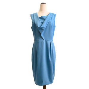 Excellent BGN First Blue Sleeveless Dress Size M Polyester